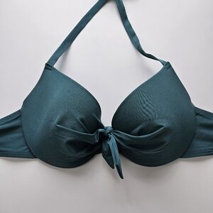 H&M Turquoise Jewel Tone Underwire Bikini Top